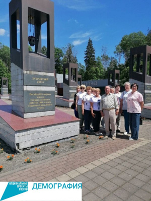 Для участников клуба пожилых людей состоялась поездка в мемориальный комплекс «Хацунь»