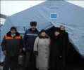 Организована работа «Пункта выдачи гуманитарной помощи населению»